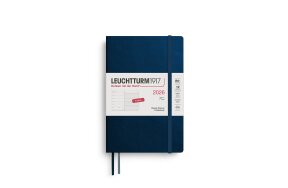 LEUCHTTURM WEEKLY PLANNER 2026 & NB B6+ SC 12 MONTHS DEEP SEA 372690